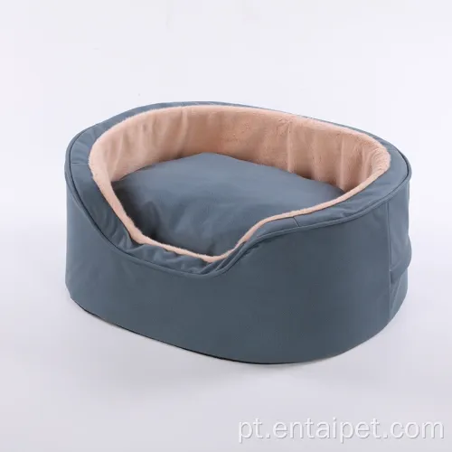 Cama de cachorro macio de pelúcia, cama ortopédica